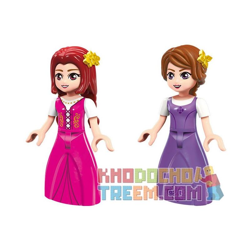 Enlighten 2604 Qman 2604 non  CỐI XAY GIÓ CẦU VỒNG bộ đồ chơi xếp lắp ráp ghép mô hình Prinecess Leah PRINECESS LEAH RAINBOW WINDMILL Công Chúa Leah 209 khối