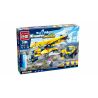 Enlighten 2408 Qman 2408 non  MÁY BAY VẬN TẢI THUNDERBIRD bộ đồ chơi xếp lắp ráp ghép mô hình Kyanite Squad KYANITE SQUAD HEAVY-LIFT AIRCRAFT Đội Khai Khoáng 283 khối