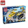 Enlighten 2405 Qman 2405 non  BÁNH XE NỔ bộ đồ chơi xếp lắp ráp ghép mô hình Kyanite Squad KYANITE SQUAD ROCK GRINDER Đội Khai Khoáng 279 khối