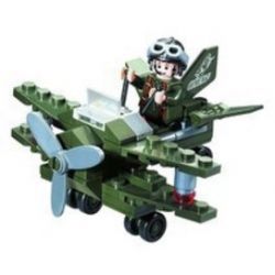 Enlighten 804 Qman 804 Xếp hình kiểu Lego MILITARY ARMY CombatZones Reconnaissance Reconnaissance Aircraft Máy Bay Trinh Sát 50 khối
