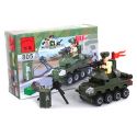 Enlighten 805 Qman 805 non Lego BỂ NHỎ bộ đồ chơi xếp lắp ráp ghép mô hình Military Army COMBATZONES SMALL TANKS Quân Sự Bộ Đội 69 khối