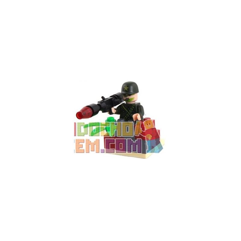 Enlighten 828 Qman 828 Xếp hình kiểu Lego MILITARY ARMY CombatZones Artilleryman Pháo Binh 18 khối Enlighten 828 Qman 828 Xếp hình kiểu Lego MILITARY ARMY CombatZones Artilleryman Pháo Binh 18 khối