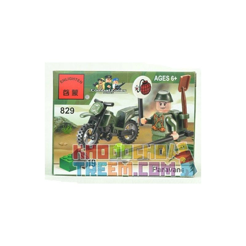 Enlighten 829 Qman 829 KEEPPLEY 829 Xếp hình kiểu Lego MILITARY ARMY CombatZones Paravane Mine Detector Máy Dò Mìn 19 khối Enlighten 829 Qman 829 KEEPPLEY 829 Xếp hình kiểu Lego MILITARY ARMY CombatZones Paravane Mine Detector Máy Dò Mìn 19 khối
