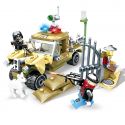 SEMBO 11663 non Lego TUẦN TRA NHÀ HÁT bộ đồ chơi xếp lắp ráp ghép mô hình Black Gold Cuộc Chiến Vàng Đen 169 khối