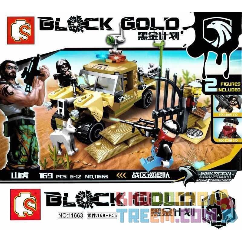 SEMBO 11663 non  TUẦN TRA NHÀ HÁT bộ đồ chơi xếp lắp ráp ghép mô hình Black Gold Cuộc Chiến Vàng Đen 169 khối SEMBO 11663 non  TUẦN TRA NHÀ HÁT bộ đồ chơi xếp lắp ráp ghép mô hình Black Gold Cuộc Chiến Vàng Đen 169 khối