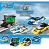 Enlighten 1233 1234 1235 1236 Qman 1233 1234 1235 1236 non  XE MINI 4 LOẠI TÀU CAO TỐC CẢNH SÁT HƠI NƯỚC SIÊU SẤM SÉT KUANG TRỰC THĂNG ĐẶC NHIỆM bộ đồ chơi xếp lắp ráp ghép mô hình Mini Modular Đường Phố Thu Nhỏ