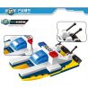 Enlighten 1233 1234 1235 1236 Qman 1233 1234 1235 1236 non  XE MINI 4 LOẠI TÀU CAO TỐC CẢNH SÁT HƠI NƯỚC SIÊU SẤM SÉT KUANG TRỰC THĂNG ĐẶC NHIỆM bộ đồ chơi xếp lắp ráp ghép mô hình Mini Modular Đường Phố Thu Nhỏ