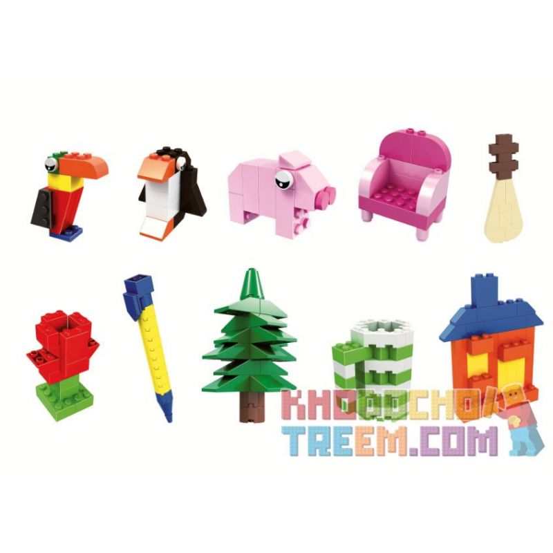 Winner 5021 Xếp hình kiểu Lego Rainbow Creativity Cầu Vồng Sáng Tạo 260 khối