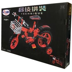Winner 7064 Xếp hình kiểu Lego TECHNIC The Red Bicycle Child Bike 1 4 Xe đạp Trẻ Em 1 4 235 khối