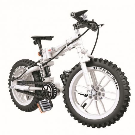 Winner 7072 non  XE ĐẠP GẤP 1 6 tỷ lệ 1:6 bộ đồ chơi xếp lắp ráp ghép mô hình  THE FOLDING BICYCLE Kỹ Thuật Công Nghệ Cao Mô Hình Phương Tiện 242 khối