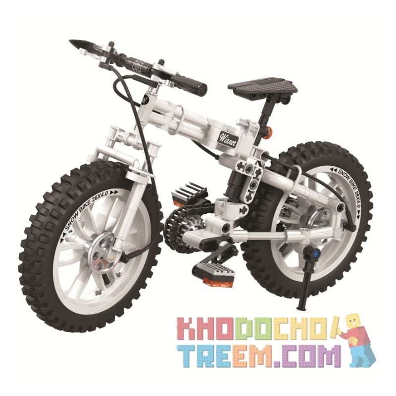 Winner 7072 non  XE ĐẠP GẤP 1 6 tỷ lệ 1:6 bộ đồ chơi xếp lắp ráp ghép mô hình  THE FOLDING BICYCLE Kỹ Thuật Công Nghệ Cao Mô Hình Phương Tiện 242 khối