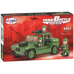 Winner 8003 Xếp hình kiểu Lego TANK BATTLE TankBattle Land War Paratrooper Xe Tấn Công Của Lính Dù 168 khối