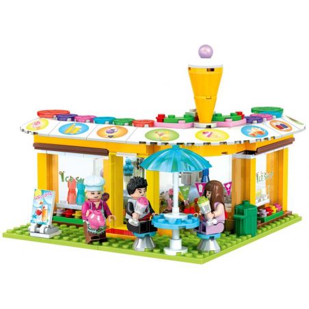 Winner 7031 non  CỬA HÀNG ĐỒ UỐNG LẠNH bộ đồ chơi xếp lắp ráp ghép mô hình City Modern Paradise Thành Phố Thiên Đường Hiện Đại 251 khối
