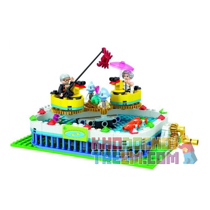 Winner 7041 Xếp hình kiểu Lego City Modern Paradise Rotating Ducklings Vịt Quay 226 khối