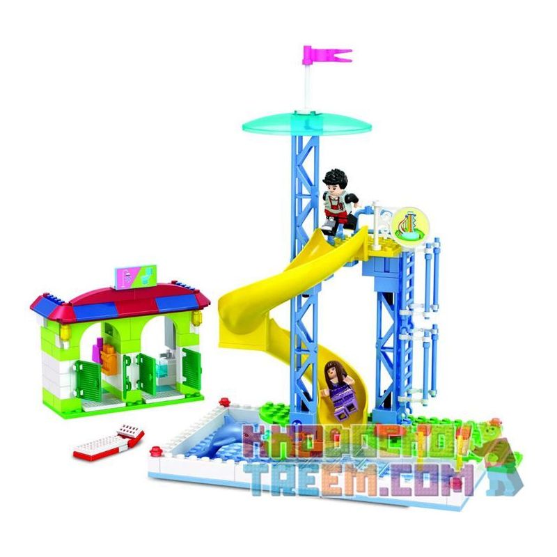 Winner 7042 Xếp hình kiểu Lego City Modern Paradise Cyclone Slide Cầu Trượt Xích đu 228 khối Winner 7042 Xếp hình kiểu Lego City Modern Paradise Cyclone Slide Cầu Trượt Xích đu 228 khối
