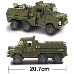 SLUBAN M38-B0301 B0301 0301 M38B0301 38-B0301 Xếp hình kiểu Lego LAND FORCES 2 Army Force II Army Quân Nhân Chuyên Chở 230 khối