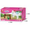 SLUBAN M38-B0517 B0517 0517 M38B0517 38-B0517 non  TẬP CƯỠI NGỰA bộ đồ chơi xếp lắp ráp ghép mô hình Girl's Dream Giấc Mơ Con Gái 20 khối