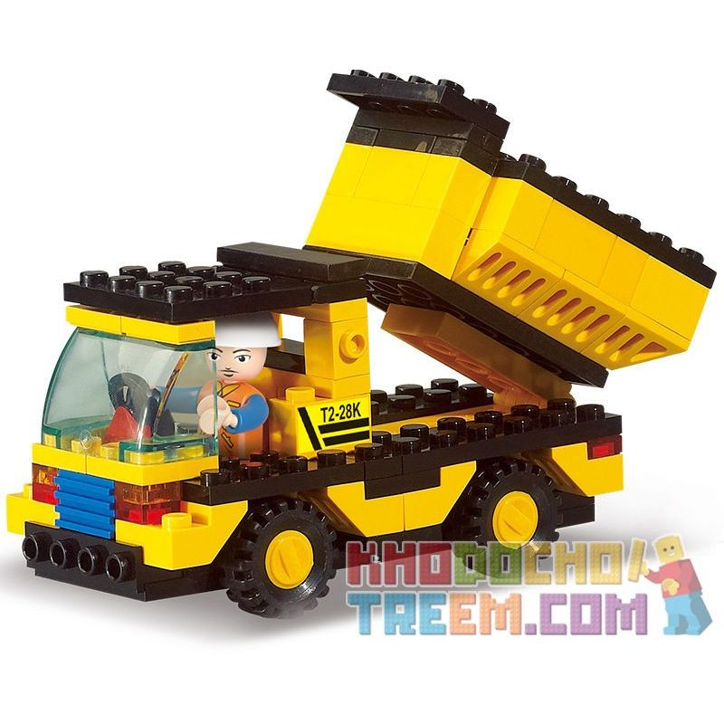 SLUBAN M38-B9500 B9500 9500 M38B9500 38-B9500 Xếp hình kiểu Lego Simulated City Dump Truck Xe Tải Tự đổ 93 khối