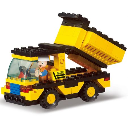 SLUBAN M38-B9500 B9500 9500 M38B9500 38-B9500 non  XE TẢI TỰ ĐỔ bộ đồ chơi xếp lắp ráp ghép mô hình City Thành Phố 93 khối