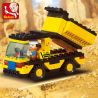 SLUBAN M38-B9500 B9500 9500 M38B9500 38-B9500 non  XE TẢI TỰ ĐỔ bộ đồ chơi xếp lắp ráp ghép mô hình City Thành Phố 93 khối