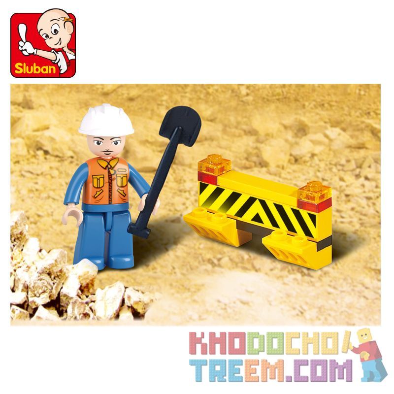 SLUBAN M38-B9500 B9500 9500 M38B9500 38-B9500 non  XE TẢI TỰ ĐỔ bộ đồ chơi xếp lắp ráp ghép mô hình City Thành Phố 93 khối