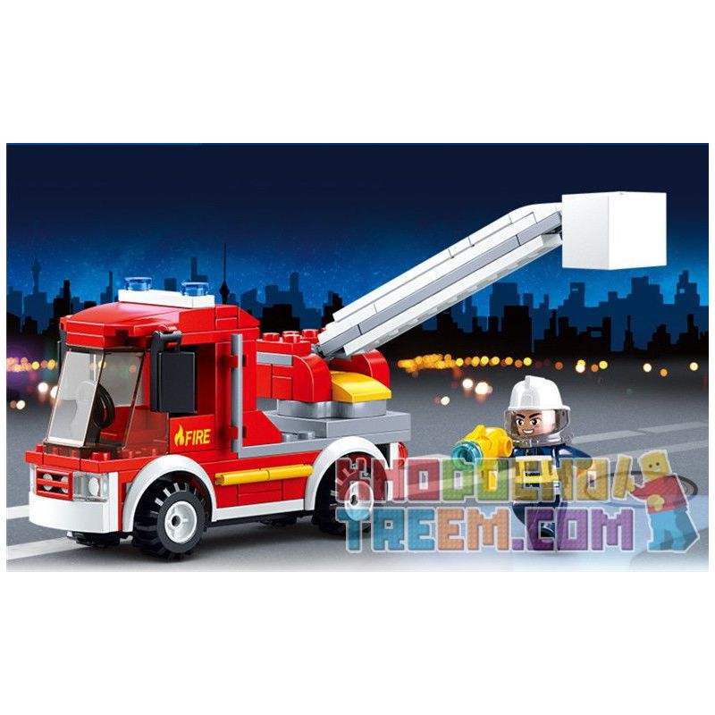 SLUBAN M38-0632 0632 M380632 38-0632 Xếp hình kiểu Lego FIRE RESCURE Samll Fire Truck Fire Hero Small Debut Fire Truck Xe Cứu Hỏa Nhỏ đi Lên 136 khối SLUBAN M38-0632 0632 M380632 38-0632 Xếp hình kiểu Lego FIRE RESCURE Samll Fire Truck Fire Hero Small Debut Fire Truck Xe Cứu Hỏa Nhỏ đi Lên 136 khối