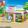 SLUBAN M38-B0602 B0602 0602 M38B0602 38-B0602 non  CỬA HÀNG CHẢI LÔNG THÚ CƯNG bộ đồ chơi xếp lắp ráp ghép mô hình Girl's Dream PET SHOP Giấc Mơ Con Gái 195 khối