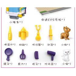 SLUBAN M38-B0602 B0602 0602 M38B0602 38-B0602 non  CỬA HÀNG CHẢI LÔNG THÚ CƯNG bộ đồ chơi xếp lắp ráp ghép mô hình Girl's Dream PET SHOP Giấc Mơ Con Gái 195 khối SLUBAN M38-B0602 B0602 0602 M38B0602 38-B0602 non  CỬA HÀNG CHẢI LÔNG THÚ CƯNG bộ đồ chơi xếp lắp ráp ghép mô hình Girl's Dream PET SHOP Giấc Mơ Con Gái 195 khối