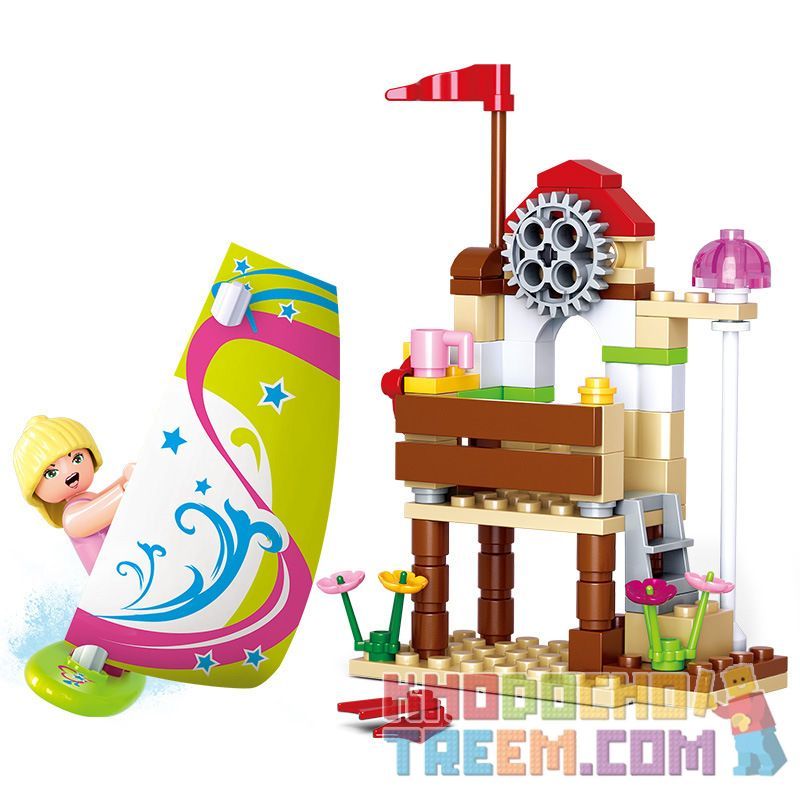 SLUBAN M38-B0601 B0601 0601 M38B0601 38-B0601 Xếp hình kiểu Lego GIRL'S DREAM Windsurf Adventures Dolphin Bay Pink Dream Flavor Bảng Sóng Gió Vui Nhộn 84 khối SLUBAN M38-B0601 B0601 0601 M38B0601 38-B0601 Xếp hình kiểu Lego GIRL'S DREAM Windsurf Adventures Dolphin Bay Pink Dream Flavor Bảng Sóng Gió Vui Nhộn 84 khối