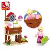 SLUBAN M38-B0601 B0601 0601 M38B0601 38-B0601 non  BẢNG SÓNG GIÓ VUI NHỘN bộ đồ chơi xếp lắp ráp ghép mô hình Girl's Dream WINDSURF ADVENTURES Giấc Mơ Con Gái 84 khối