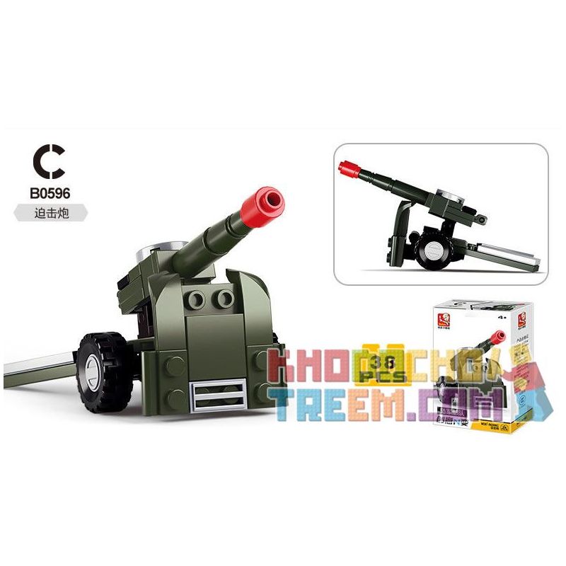 SLUBAN M38-B0596 B0596 0596 M38B0596 38-B0596 non  XE SÁNG TẠO THAY ĐỔI 4 KIỂU bộ đồ chơi xếp lắp ráp ghép mô hình Land Forces 2 Sức Mạnh Mặt Đất 169 khối