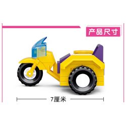 SLUBAN M38 non  4 LOẠI PHƯƠNG TIỆN bộ đồ chơi xếp lắp ráp ghép mô hình Girl's Dream Giấc Mơ Con Gái 283 khối