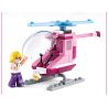 SLUBAN M38 non  4 LOẠI PHƯƠNG TIỆN bộ đồ chơi xếp lắp ráp ghép mô hình Girl's Dream Giấc Mơ Con Gái 283 khối