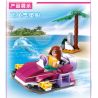 SLUBAN M38 non  4 LOẠI PHƯƠNG TIỆN bộ đồ chơi xếp lắp ráp ghép mô hình Girl's Dream Giấc Mơ Con Gái 283 khối