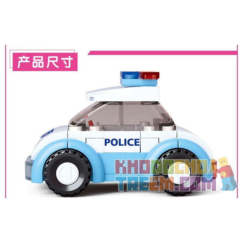 SLUBAN M38 non  4 LOẠI PHƯƠNG TIỆN bộ đồ chơi xếp lắp ráp ghép mô hình Girl's Dream Giấc Mơ Con Gái 283 khối