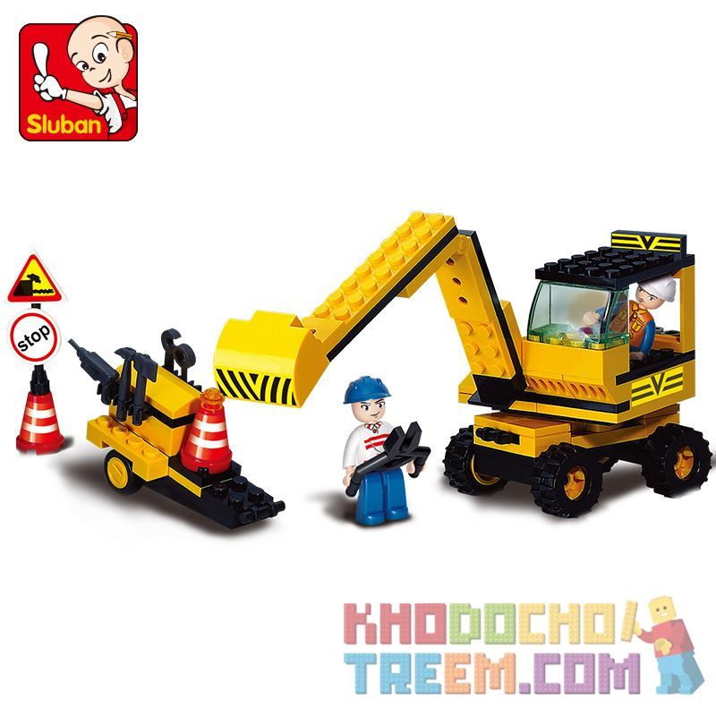 SLUBAN M38-B9600 B9600 9600 M38B9600 38-B9600 non  MÁY XÚC bộ đồ chơi xếp lắp ráp ghép mô hình City Thành Phố 106 khối SLUBAN M38-B9600 B9600 9600 M38B9600 38-B9600 non  MÁY XÚC bộ đồ chơi xếp lắp ráp ghép mô hình City Thành Phố 106 khối