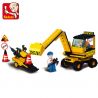 SLUBAN M38-B9600 B9600 9600 M38B9600 38-B9600 non  MÁY XÚC bộ đồ chơi xếp lắp ráp ghép mô hình City Thành Phố 106 khối
