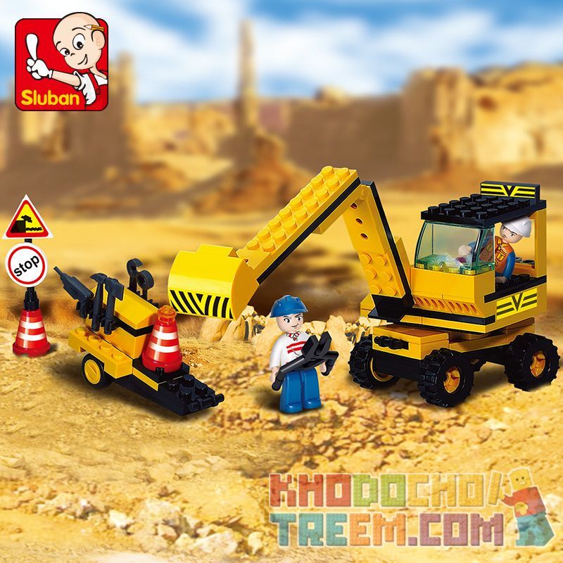 SLUBAN M38-B9600 B9600 9600 M38B9600 38-B9600 non  MÁY XÚC bộ đồ chơi xếp lắp ráp ghép mô hình City Thành Phố 106 khối SLUBAN M38-B9600 B9600 9600 M38B9600 38-B9600 non  MÁY XÚC bộ đồ chơi xếp lắp ráp ghép mô hình City Thành Phố 106 khối