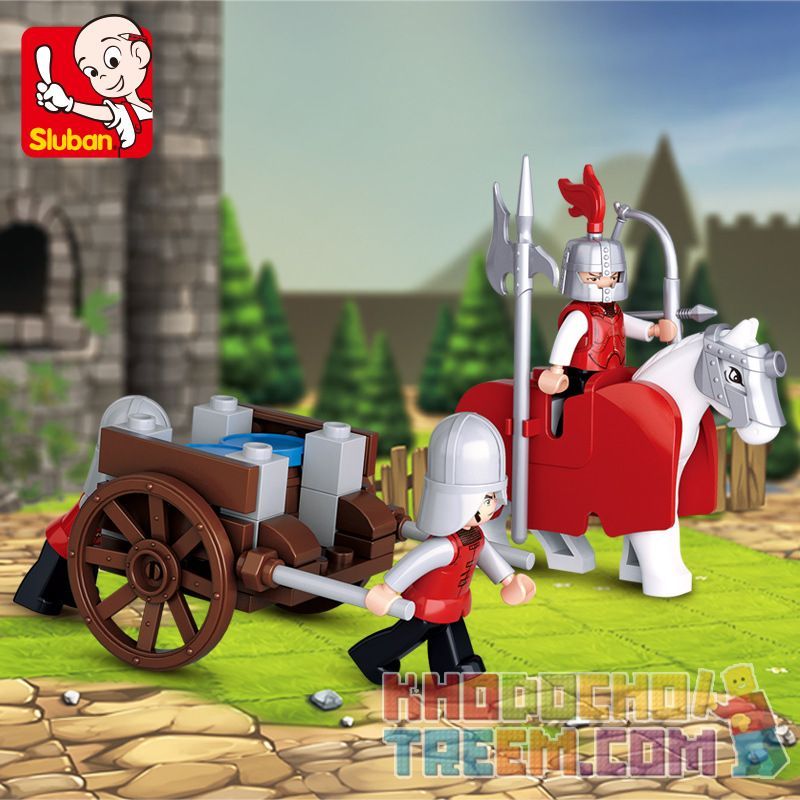 SLUBAN M38-B0613 B0613 0613 M38B0613 38-B0613 non  TRẠM CẤP NƯỚC bộ đồ chơi xếp lắp ráp ghép mô hình Legend Warriors Chiến Binh Huyền Thoại 237 khối