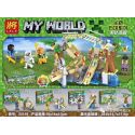 LELE 33119 non Lego CẦU TRƯỢT CÁP KẾT HỢP 4 KIỂU bộ đồ chơi xếp lắp ráp ghép mô hình Minecraft MY WORLD Game Xây Dựng 280 khối