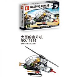 SEMBO 11615 non  MÁY BAY TRỰC THĂNG bộ đồ chơi xếp lắp ráp ghép mô hình Black Gold Cuộc Chiến Vàng Đen 84 khối SEMBO 11615 non  MÁY BAY TRỰC THĂNG bộ đồ chơi xếp lắp ráp ghép mô hình Black Gold Cuộc Chiến Vàng Đen 84 khối