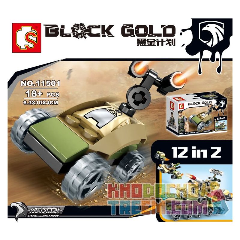 SEMBO 11501 11502 11503 11504 11505 11506 11507 11508 11509 11510 11511 11512 non  SỰ KẾT HỢP CỦA UAV 12 TRONG DỰ ÁN VÀNG ĐEN bộ đồ chơi xếp lắp ráp ghép mô hình Black Gold Cuộc Chiến Vàng Đen 206 khối