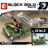 SEMBO 11501 11502 11503 11504 11505 11506 11507 11508 11509 11510 11511 11512 non  SỰ KẾT HỢP CỦA UAV 12 TRONG DỰ ÁN VÀNG ĐEN bộ đồ chơi xếp lắp ráp ghép mô hình Black Gold Cuộc Chiến Vàng Đen 206 khối