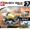 SEMBO 11501 11502 11503 11504 11505 11506 11507 11508 11509 11510 11511 11512 non  SỰ KẾT HỢP CỦA UAV 12 TRONG DỰ ÁN VÀNG ĐEN bộ đồ chơi xếp lắp ráp ghép mô hình Black Gold Cuộc Chiến Vàng Đen 206 khối