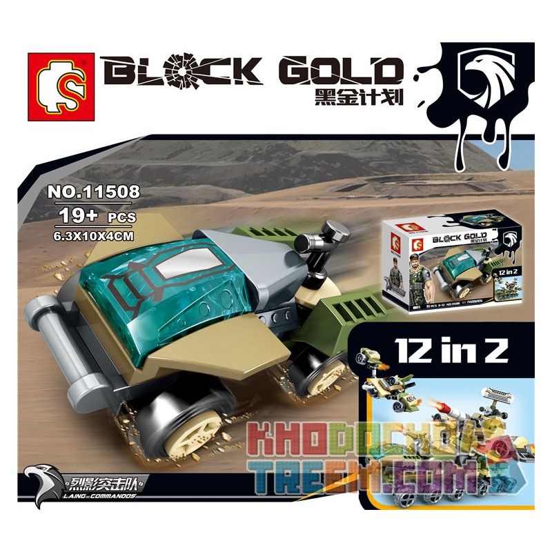 SEMBO 11501 11502 11503 11504 11505 11506 11507 11508 11509 11510 11511 11512 non  SỰ KẾT HỢP CỦA UAV 12 TRONG DỰ ÁN VÀNG ĐEN bộ đồ chơi xếp lắp ráp ghép mô hình Black Gold Cuộc Chiến Vàng Đen 206 khối