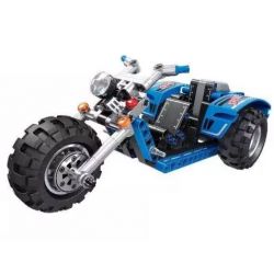 Winner 7081 Xếp hình kiểu Lego TECHNIC Three-wheeled Motorcycle Xe Ba Bánh 178 khối có động cơ kéo thả