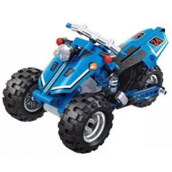 Winner 7082 Xếp hình kiểu Lego TECHNIC Three-wheeled Motorcycle Xe Ba Bánh Ngược 172 khối có động cơ kéo thả