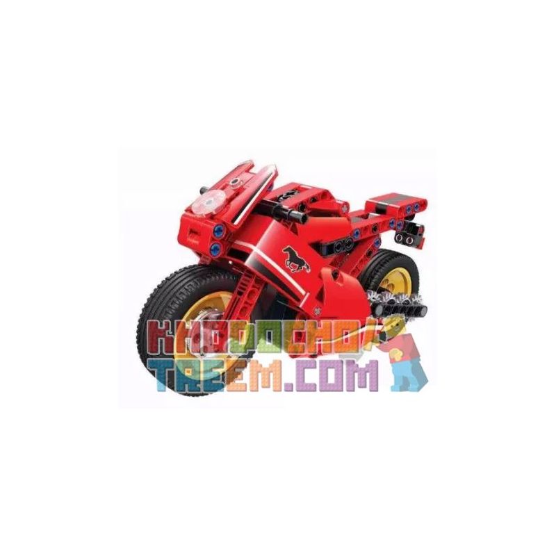 Winner 7084 Xếp hình kiểu Lego TECHNIC Motorcycle Backward Xe Máy Lùi 188 khối có động cơ kéo thả Winner 7084 Xếp hình kiểu Lego TECHNIC Motorcycle Backward Xe Máy Lùi 188 khối có động cơ kéo thả