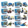 Kazi KY67253 67253 non  8 XE CẤU HÌNH NHỎ bộ đồ chơi xếp lắp ráp ghép mô hình Police CITY POLICE Cảnh Sát