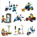 LELE 28002 non Lego 8 XE CẤU HÌNH NHỎ bộ đồ chơi xếp lắp ráp ghép mô hình City Thành Phố